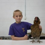 Wyatt at the 4H Poultry Clinic in Boise 2013