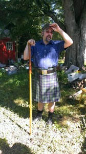 Donald Wilson teaching workshop on backyard chickens at his Michigan home