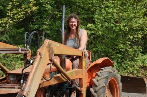 Lee Lynn Thompson on the Farm- photo courtesy of Lee Lynn Thompson