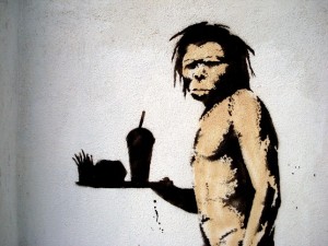 Banksy's caveman