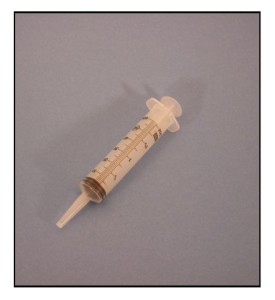 Water/Medicine Syringe - photo by MaryBethWrites